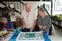 8/26 - Dave and Val Morgan were given the honor of cutting the cake.