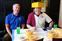 11/18 - Doug Warren and Chuck Zwick from the Decatur Early Birds Kiwanis Club came to sell cheese as a fundraiser for their club.